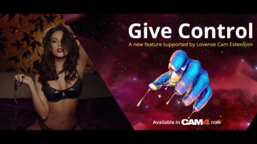 CAM4, Lovense Team Up for ‘Give Control’ Promo Contest