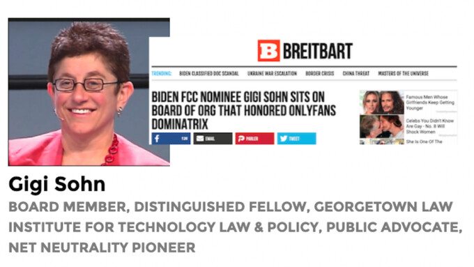 Breitbart Attacks FCC Nominee Over Activism Against Sex Censorship
