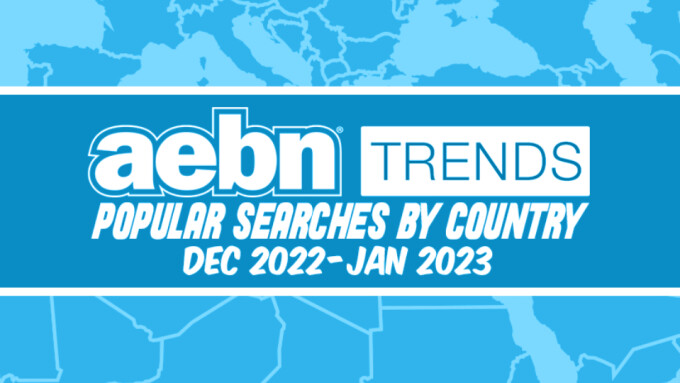 AEBN Publishes Popular Searches by Country for December, January