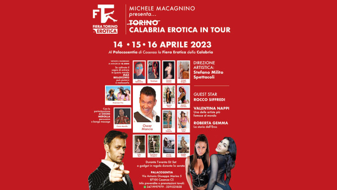 Italy's TorinoErotica Expo Moves to Calabria for 2023
