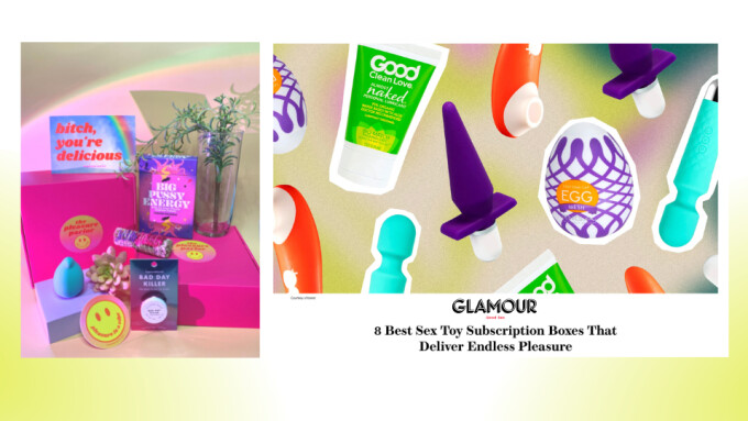 The Pleasure Parlor's Subscription Box Featured in Glamour Magazine