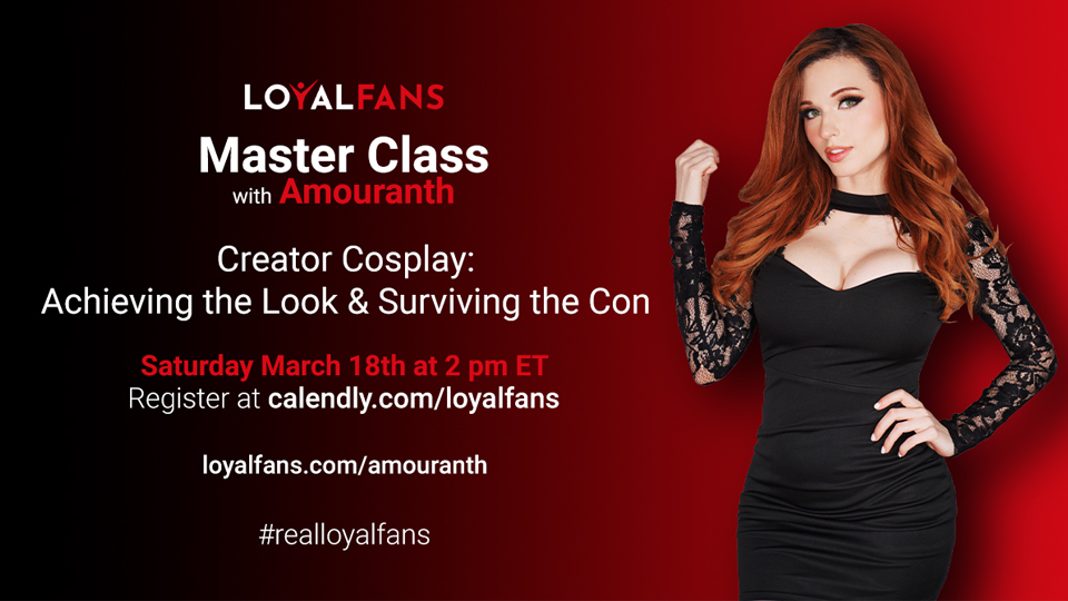 LoyalFans to Hold CreatorMaster Class Livestream With Amouranth