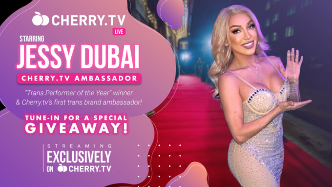 Jessy Dubai to Host 'Pop Up' Livestream on Cherry.tv