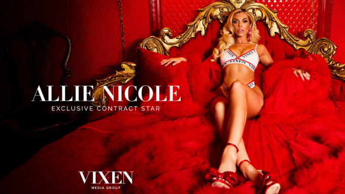 Vixen Media Group Signs Allie Nicole as Exclusive