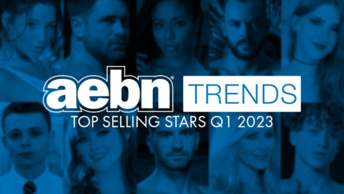 AEBN Reveals Top Stars for Q1 of 2023