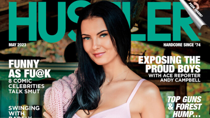 Simon Kitty Is Hustler's 'Cover Honey' for May