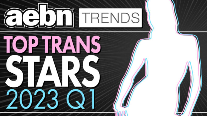 Jade Venus Caps AEBN's 'Top Trans Stars' List for Q1 of 2023