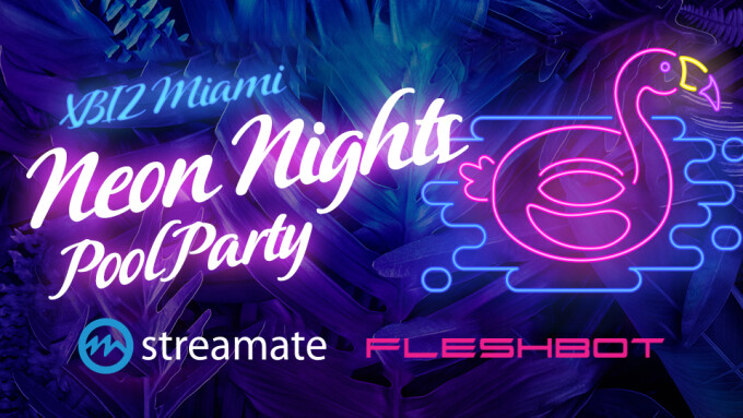 Neon Nightswim Pool Party to Light Up XBIZ Miami
