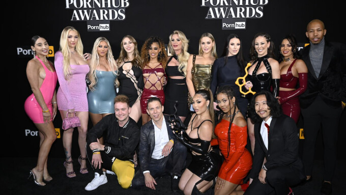 Pornhub Awards Party Delivers Maximum Star Power in Iconic Modernist Setting