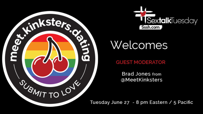 Brad Jones to Moderate #SexTalkTuesday