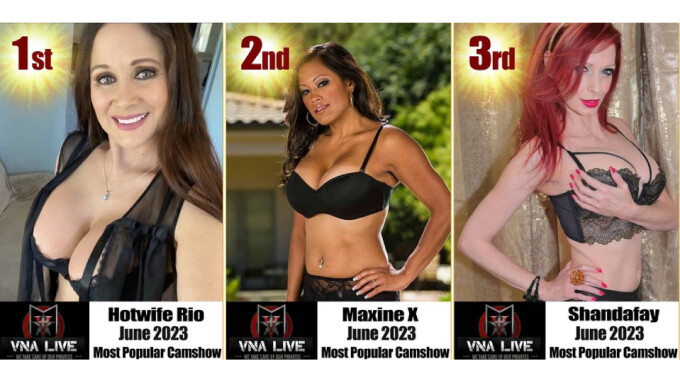 Hot Wife Rio Voted Top VNALive Girl for June