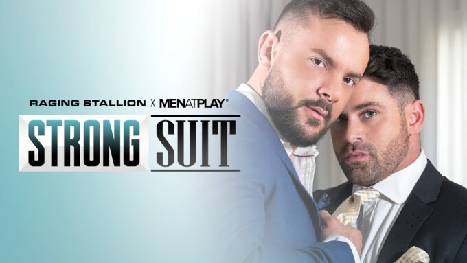 Beau Butler, Sir Peter Star in Raging Stallion/MenAtPlay Collab 'Strong Suit'