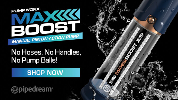 Pipedream Products Introduces ''Pump Worx Max Boost' Penis Pumps