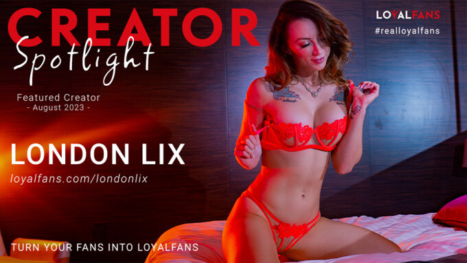 London Lix Named LoyalFans' 'Featured Creator' for August