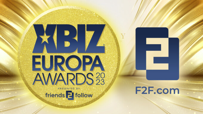 F2F Signs On as Presenting Sponsor of 2023 XBIZ Europa Awards