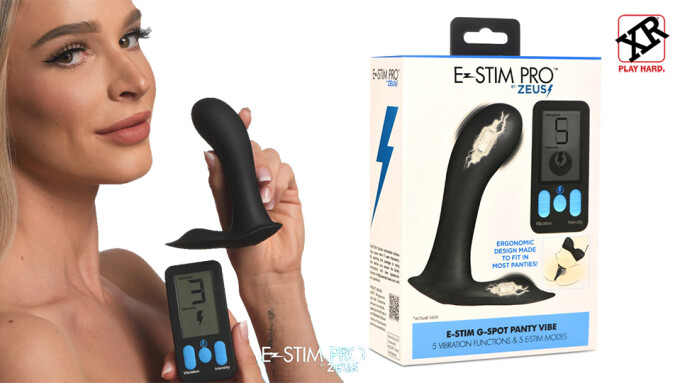 XR Brands Debuts 'Zeus E-Stim Pro G-Spot Panty Vibe'