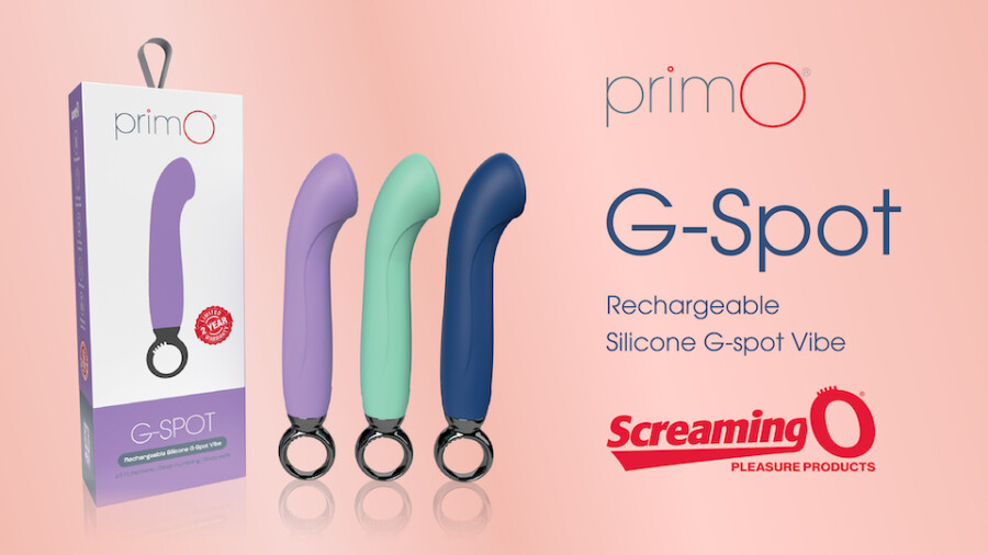 Screaming O Debuts ‘PrimO’ G-Spot Rechargeable Vibe