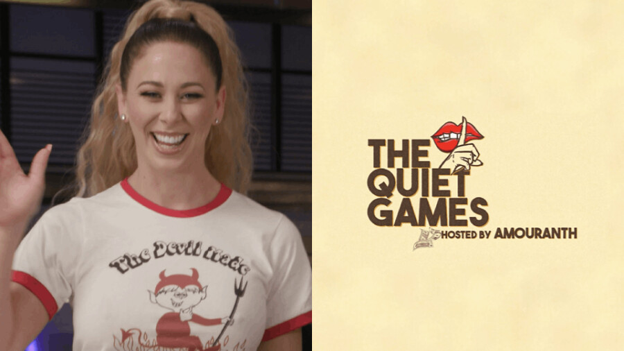 Cherie DeVille Featured on Amouranth-Hosted Game Show Web Series ‘The Quiet Games’