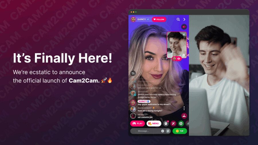 ePlay Launches ‘Cam2Cam’ Interactive Livestream Feature