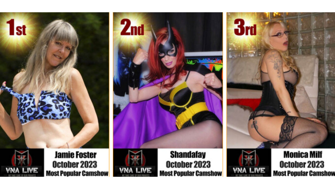 Jamie Foster Voted Top VNALive Girl for October