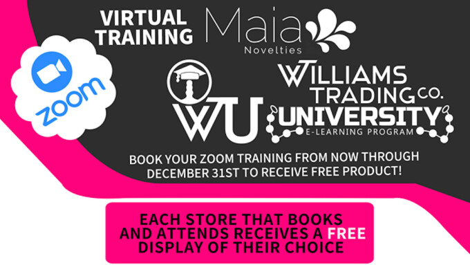 Williams Trading, Maia Toys Partner for Training Program, Free Display Offer