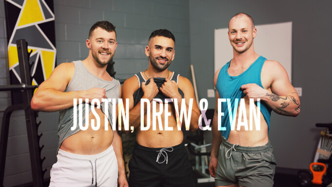 Sean Cody Drops New Threesome 'Justin, Drew & Evan'