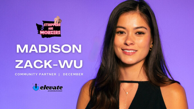 Streamate Spotlights Madison Zack-Wu as December 'Elevate' Community Partner