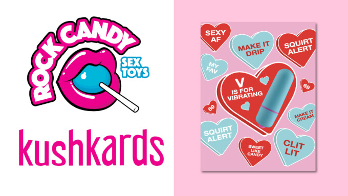 KushKards, Rock Candy Toys Collab on Valentine's Day Greeting Card Collection