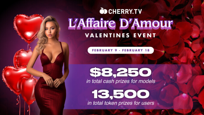 Cherry.tv to Hold 'L'Affaire D'Amour' Valentine's Day Contest