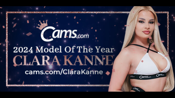 Cams.com Names ClaraKanne Its 2024 'Model of the Year'