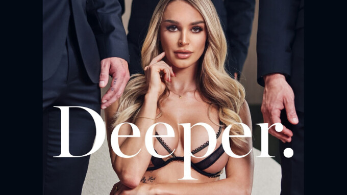 Emma Hix Performs 1st Gangbang for Deeper