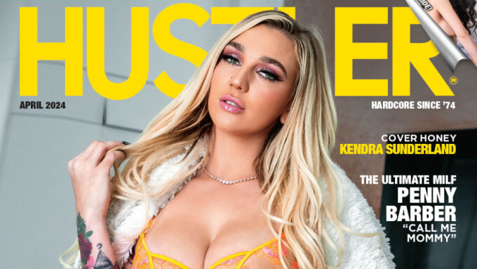 Kendra Sunderland Is Hustler's 'Cover Honey' for April