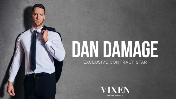 Vixen Media Group Signs Dan Damage to Exclusive Contract
