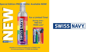 Swiss Navy Debuts 'Pride' Lubricant Bottle