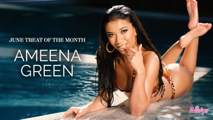 Ameena Green Is Twistys' June 'Treat of the Month'