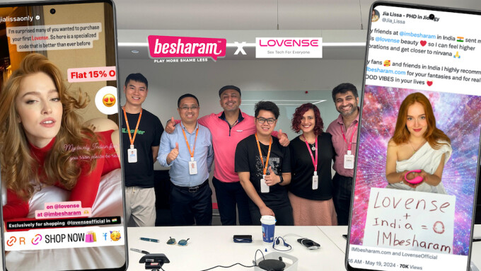 IMBesharam.com, Lovense mark 5-year partnership with promotional campaigns