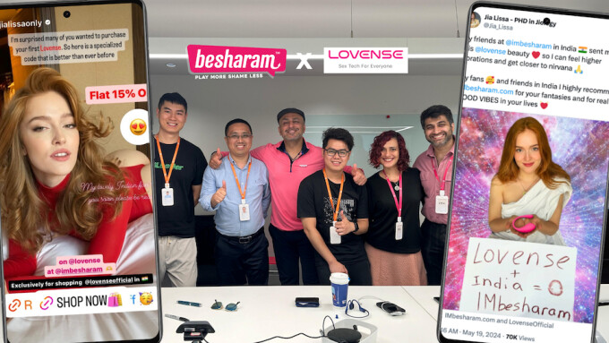 IMBesharam.com, Lovense Mark 5-Year Partnership With Co-Branded Promo Campaigns