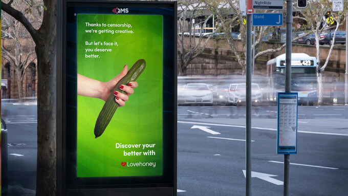 Lovehoney Australia Fights Billboard Censorship With Cheeky Campaign
