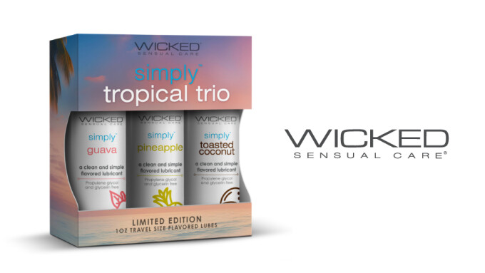 Wicked Sensual Care Debuts 'Tropical Trio' Lube Set