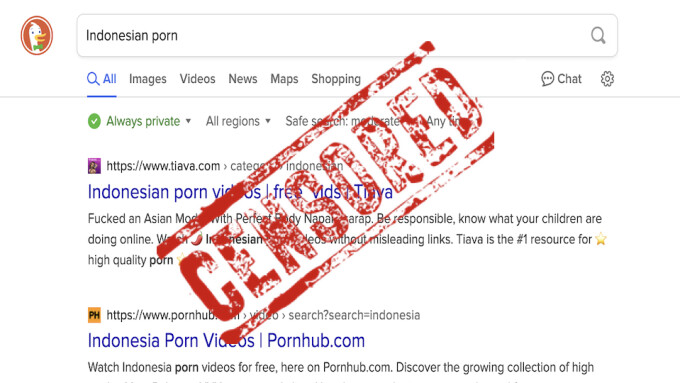 Indonesia Bans DuckDuckGo, Alleging It Can Be Used to Access Pornography