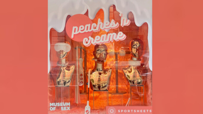 Sportsheets, Museum of Sex Collaborate on 'Peaches 'n CreaMe' Window Display