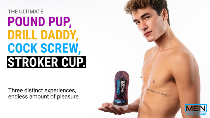 Men.com Unveils New Strokers From 'MenSexGear' Line, 'Unboxing' Scene