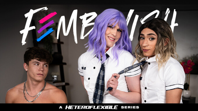 Sage Roux, Ander Wolfe & Drake Von Star in Latest Episode of 'Femboyish'