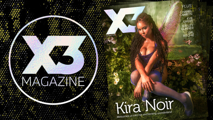 Kira Noir Enchants Sophomore Issue of X3 Magazine