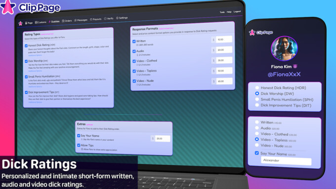 Clip Page Launches Dick Ratings Feature