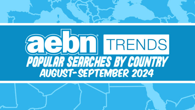 AEBN Publishes Popular Searches by Country for August, September