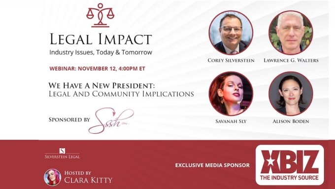 MyAdultAttorney's Corey D. Silverstein to Hold Post-Election Legal Impact Webinar