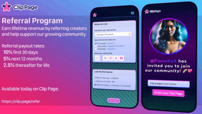 Clip Page Launches Lifetime Referral Program