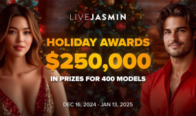 LiveJasmin Launches 2024 'Holiday Awards' Contest