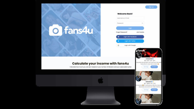 Adult Creative Debuts 'Fans4u' Fansite Template